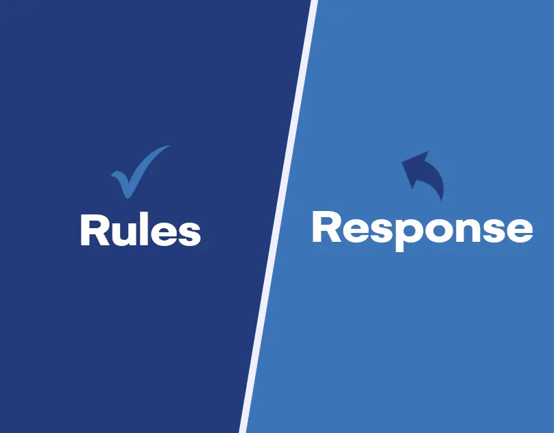 Thinking shift Rules vs Response