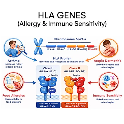 HLA Genes Allergy Immune Sensitivity
