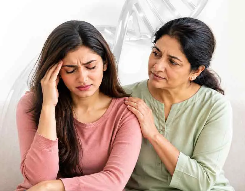 is migraine genetic mob