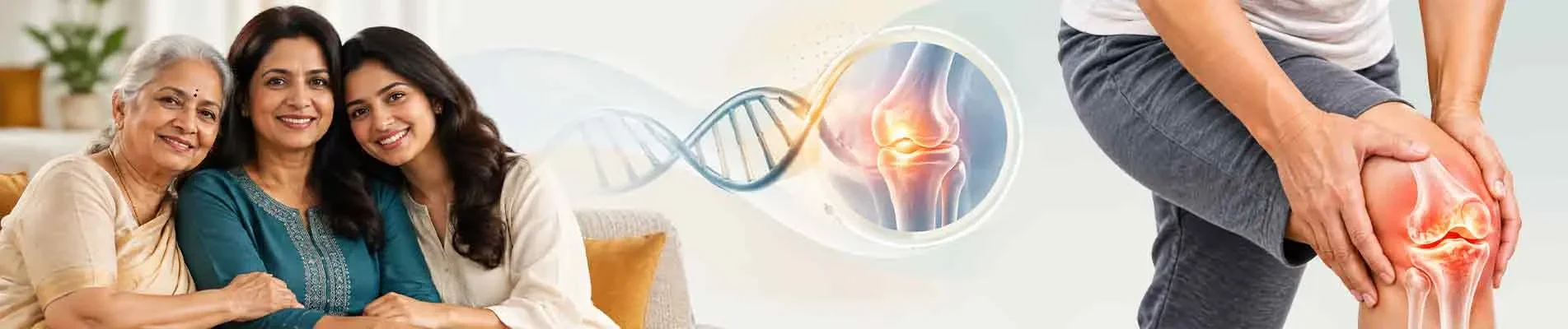 Is knee pain following through Is Arthritis disease genetic