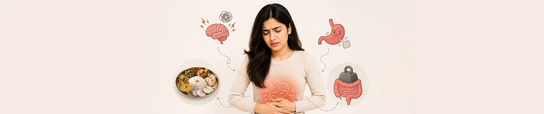 Why Stress Can Make Your Gut Feel Heavy After Normal Meals